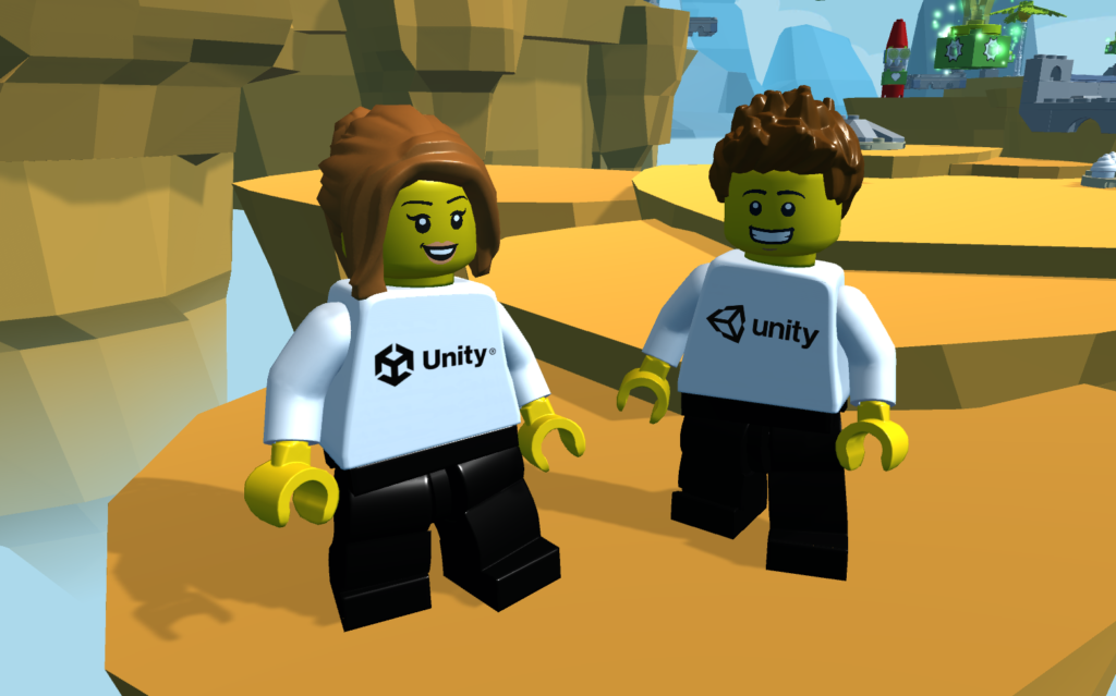 Minifig personnalisées avec le logo Unity